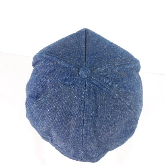 Longhorn Barbecue Mens Regular Size Blue Denim Trucker Hat Cotton Spokane - Picture 6 of 11